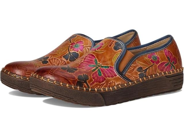 (取寄) ラルティストバイスプリングステップ レディース  L'Artiste by Spring Step women Priela Camel Multi