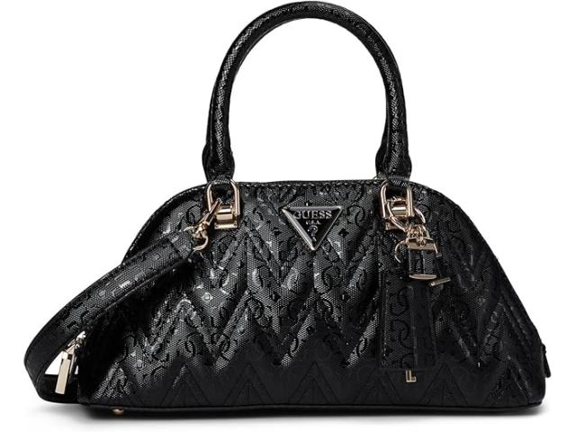 (取寄) ゲス レディース ドーム サッチェル GUESS women GUESS Adelard Dome Satchel Blackの通販は 22,876円
