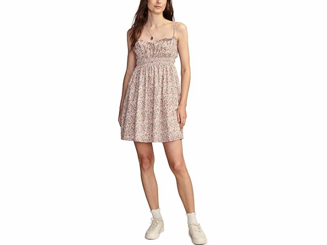 (取寄) ラッキーブランド レディース プリンテッド スモック スウィートハート ミニ Lucky Brand women Lucky Brand Printed Smocked Sweetheart Mini Pink Champagne Multiの通販は