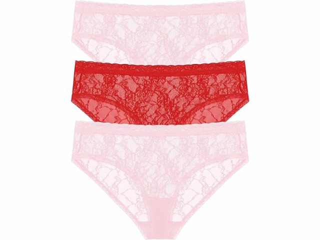 (取寄) ナトリ レディース ブリス アリュール ガール ブリーフ 3-パック Natori women Natori Bliss Allure Girl Brief 3-Pack Pink Suede/Poinsettia/Pink Suedeの通販は