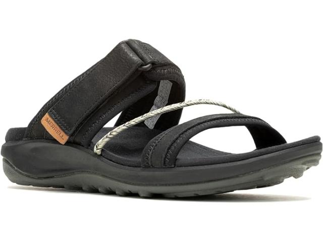 (取寄) メレル レディース テラン 4 スライド Merrell women Merrell Terran 4 Slide Black