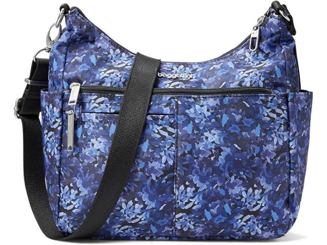 (取寄) バッガリーニ レディース セキュアテックス アンチ-シーフ フリー タイム クロスボディ Baggallini women Baggallini Securtex Anti-Theft Free Time Crossbody Indigo Petalの通販は