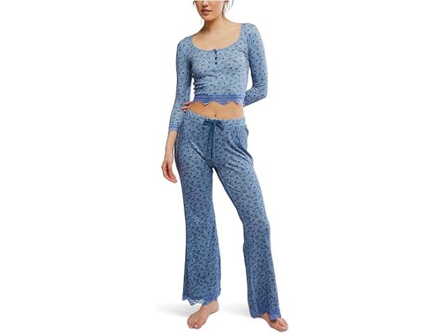 (取寄) フリーピープル レディース ストールン ダンス スリープ セッツ Free People women Stolen Dance Sleep Sets Denim Combo