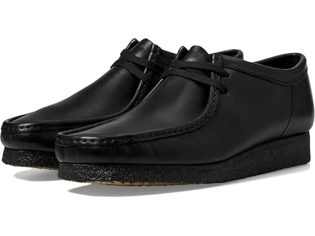 (取寄) クラークス メンズ ワラビー Clarks men Clarks Wallabee Black Leather 1