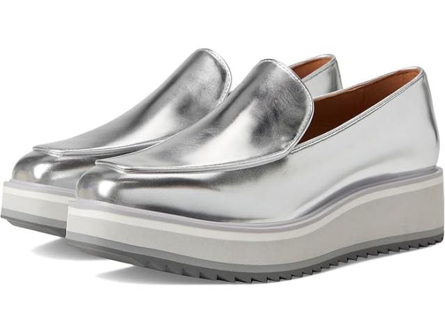 (取寄) ジョンストン&マーフィー レディース グレースリン ヴェニーシャン Johnston & Murphy women Gracelyn Venetian Silver Italian llic