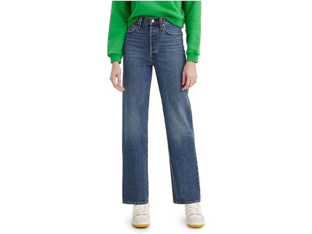 (取寄) リーバイス プレミアム レディース リブケージ スーパー ハイ ウェスト ストレート レッグ ジーンズ Levi's Premium women Levi's Premium Ribcage Super High Waist Straight Leg Jeans Valley View