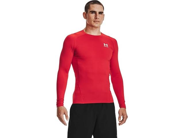 (取寄) アンダーアーマー メンズ ビッグ アンド トール ヒートギア アーマー コンプ ロング スリーブ Under Armour men Big & Tall Heatgear Armour Comp Long Sleeve Red/Whiteの通販は 8,894円