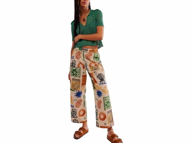 (取寄) フリーピープル レディース シーサイド プル-オン パンツ Free People women Free People Seaside Pull-On Pant Ivory Combo/Summerの通販は