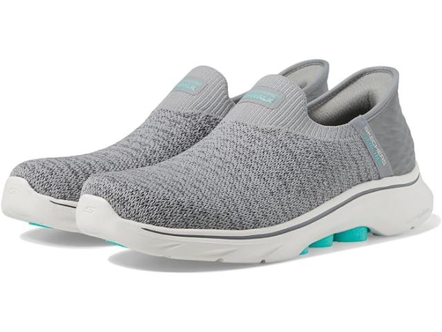 (取寄) スケッチャーズ パフォーマンス レディース ゴー ウォーク 7 スプリングタイム ハンズ フリー スリップ-インス SKECHERS Performance women SKECHERS Performance Go Walk 7 Springtime Hands Free Slip-Ins Gray
