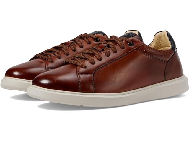 (取寄) フローシャイム メンズ ソーシャル レース トゥ トゥ スニーカー Florsheim men Florsheim Social Lace To Toe Sneaker Cognac