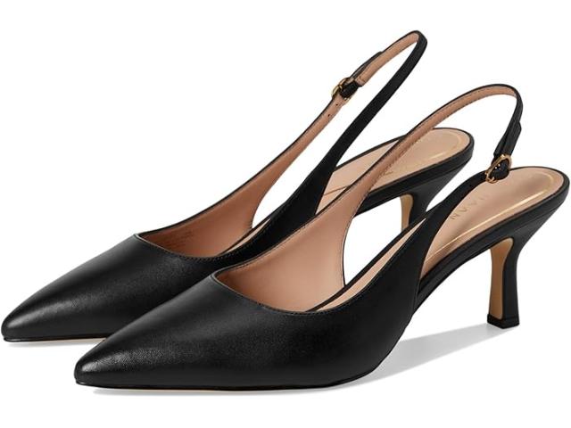 (取寄) コールハーン レディース スリング バック パンプス Cole Haan women Hansell Sling Back Pumps Black Leather