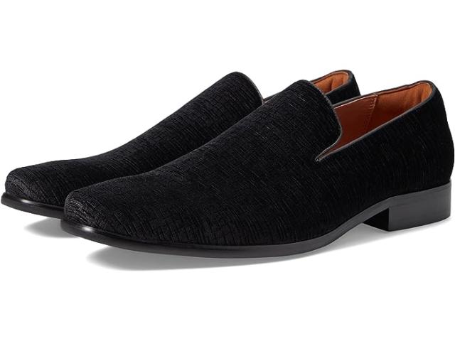 (取寄) フローシャイム メンズ ポスティーノ プレーン トゥ ベルネット スリッポン Florsheim men Postino Plain Toe Velvet Slip-On Black