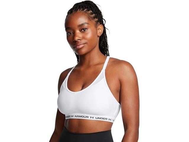 (取寄) アンダーアーマー レディース クロスバック ロウ インパクト スポーツ Under Armour women Crossback Low Impact Sports White/Blackの通販は