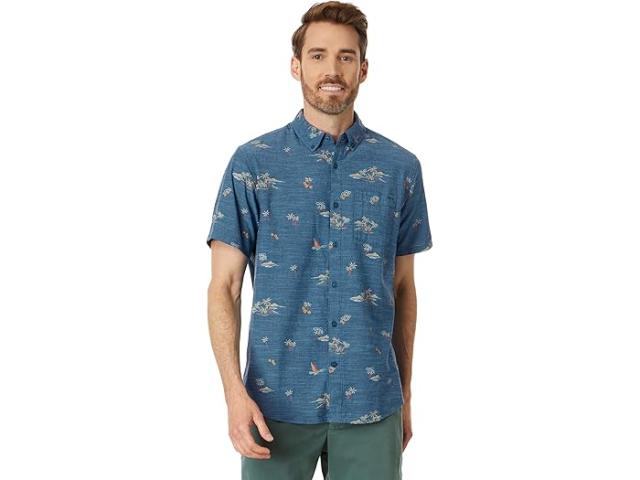 (取寄) ハーレー メンズ ワン アンド オンリー ストレッチ ショート スリーブ ウーブン Hurley men One & Only Stretch Short Sleeve Woven Abyss