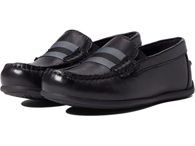 (取寄) フローシャイム キッズ ボーイズ ジャスパー ストラップ ジュニア (トドラー/リトル キッド/ビッグ キッド) Florsheim Kids boys  Jasper Strap Jr. (Toddler/Little Kid/Big Kid) Black Smooth Leatherの通販は 17,622円