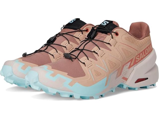 (取寄) サロモン レディース スピードクロス 6 Salomon women Speedcross 6 Mahogany Rose/Hushed Violet/Iced Aqua