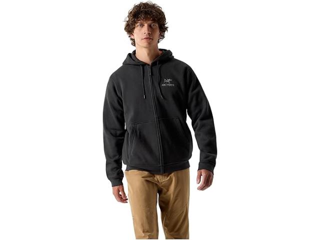 (取寄) アークテリクス メンズ エンブレム フリース フルジップ フーディ Arc'teryx men Emblem Fleece Full-Zip Hoody Black
