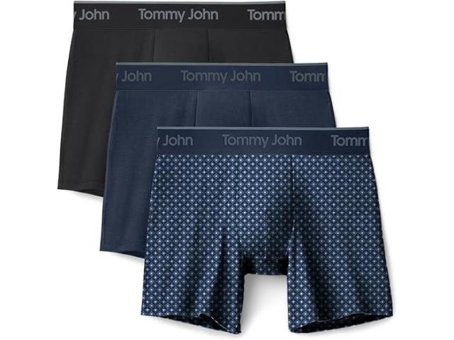 (取寄) トミー ジョン メンズ セカンド スキン モーダル 6 ボクサー ブリーフ 3-パック  John men Second Skin Modal 6