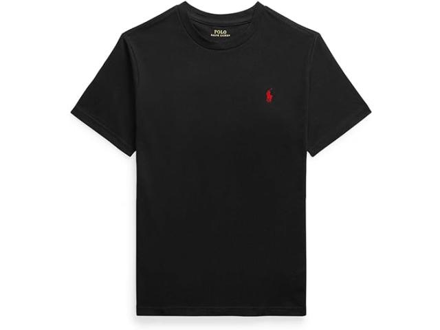 (取寄) ラルフローレン キッズ ボーイズ ショート スリーブ ジャージ T-シャツ (ビッグ キッズ) Polo Ralph Lauren Kids boys Polo Ralph Lauren Kids Short Sleeve Jersey T-Shirt (Big Kids) Polo Blackの通販は