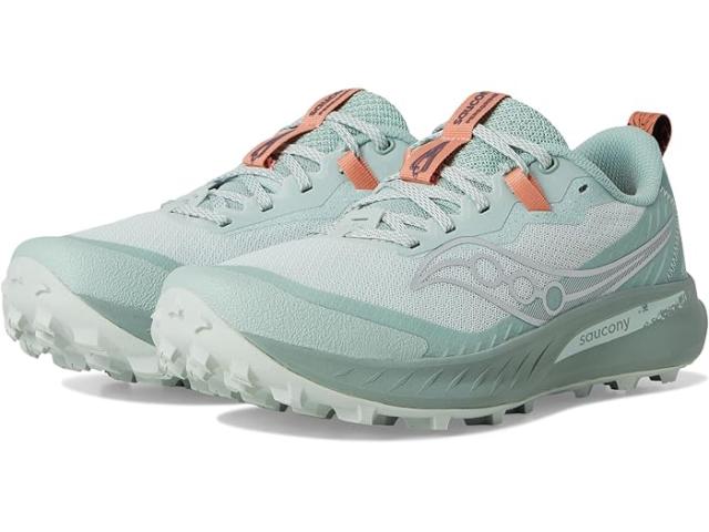 (取寄) サッカニー レディース ペラグリン 15 Saucony women Peregrine 15 Mist/Aloe