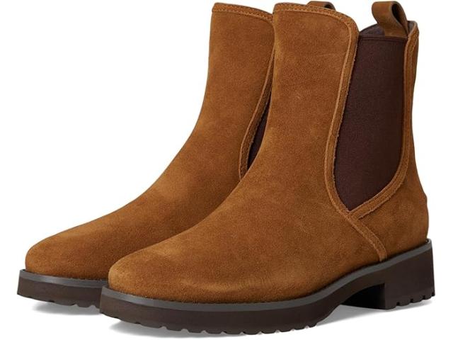 (取寄) コールハーン レディース リンドン ウォータープルーフ チェルシー ブーティ Cole Haan women Lyndon Waterproof Chelsea Booties Tobacco Suede Waterproof