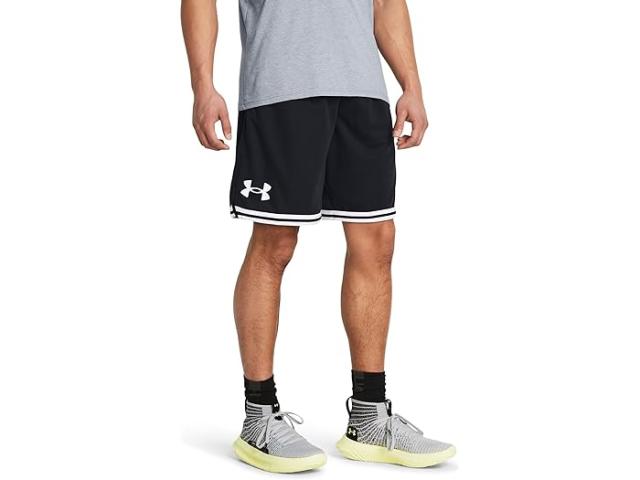 (取寄) アンダーアーマー メンズ ペリミター バスケットボール ショーツ Under Armour men Perimeter Basketball Shorts Black/White