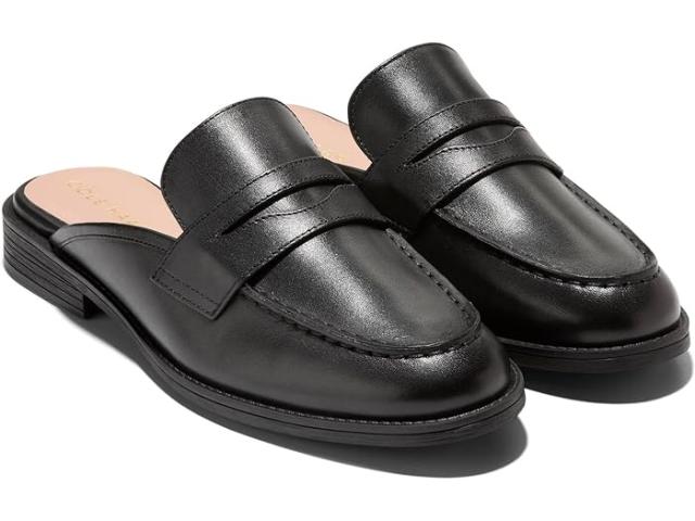 (取寄) コールハーン レディース スタッシ ペニー ミュール Cole Haan women Cole Haan Stassi Penny Mule Black Leather
