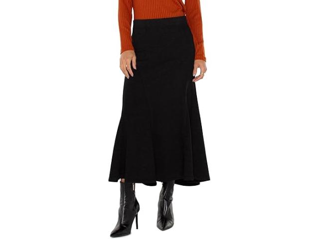 (取寄) リバプールロサンゼルス レディース プル オン シーム マーメイド マキシ スカート ミッド ライズ シルキー ソフト デニム Liverpool Los Angeles women Pull On Seamed Mermaid Maxi Skirt Mid Rise Silky Soft Denim Black Rinseの通販は