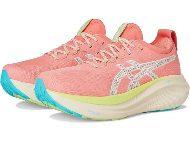 (取寄) アシックス レディース ゲル-ニンバス 27 トレイル ASICS women GEL-Nimbus 27 Trail Nature Bathing/Guava