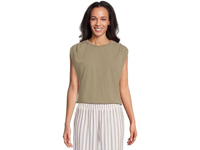 (取寄) マイケル スターズ レディース ルカ バブル ティー Michael Stars women Luca Bubble Tee Olive