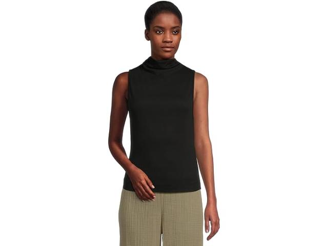 (取寄) マイケル スターズ レディース キアラ ドレープ ネック タンク Michael Stars women Chiara Drape Neck Tank Black