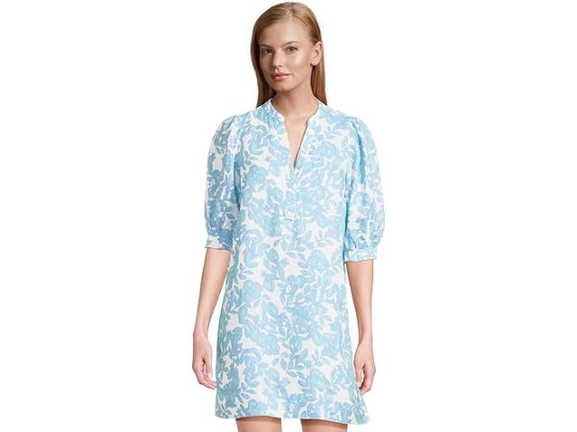 (取寄) リリー ピュリッツァー レディース ミアリー エルボー スリーブ リネン Lilly Pulitzer women Mialeigh Elbow Sleeve Linen Jacaranda Blue Simply The Zest