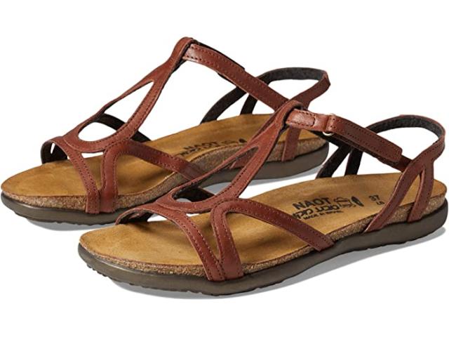 (取寄) ナオト レディース ドリス Naot women Naot Dorith Soft Chestnut Leather