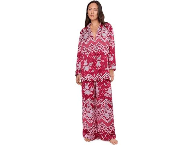 (取寄) フリーピープル レディース ドリーミー デイズ パジャマ セット Free People women Dreamy Days Pajama Set Cherry Combo
