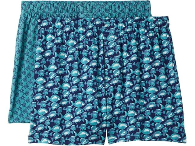 (取寄) トミーバハマ メンズ 2-パック ニット ボクサー  Bahama men 2-Pack Knit Boxers Navy Print
