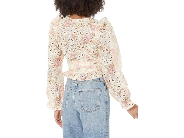 (取寄) ラインアンドドット レディース メドウ ロング スリーブ トップ line and dot women line and dot Meadow Long Sleeve Top Pink Multiの通販は