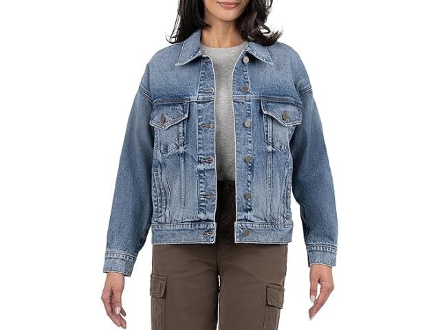 (取寄) カット フロム ザ クロス レディース リズ トラッカー ドロップ ジャケット KUT from the Kloth women KUT from the Kloth Liz Trucker Drop Jacket Soulder Empower