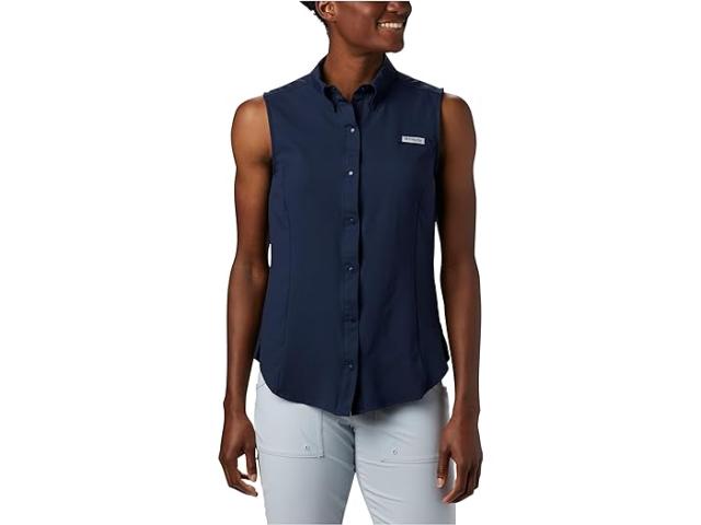 (取寄) コロンビア レディース タミアミ スリーブレス シャツ Columbia women Columbia Tamiami Sleeveless Shirt Collegiate Navy