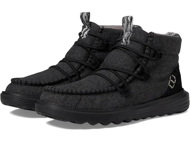 (取寄) ヘイ デュード レディース レイエス ブーツ ウール Hey Dude women Reyes Boot Wool Black/Black