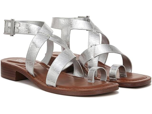 (取寄) フランコ サルト レディース イナ ストラップ サンダル Franco Sarto women Ina Strappy Sandals Silver llic