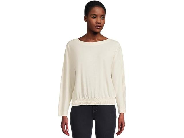 (取寄) リラ P レディース エラスティック ヘム ドルマン ボートネック Lilla P women Elastic Hem Dolman Boatneck Talc