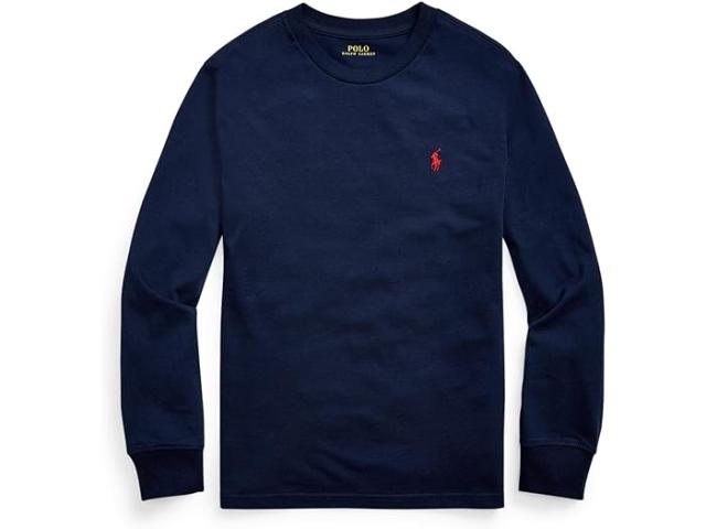 (取寄) ラルフローレン キッズ ボーイズ コットン ジャージ ロング スリーブ ティー (ビッグ キッズ) Polo Ralph Lauren Kids boys Polo Ralph Lauren Kids Cotton Jersey Long Sleeve Tee (Big Kids) Cruise Navyの通販は 8,986円