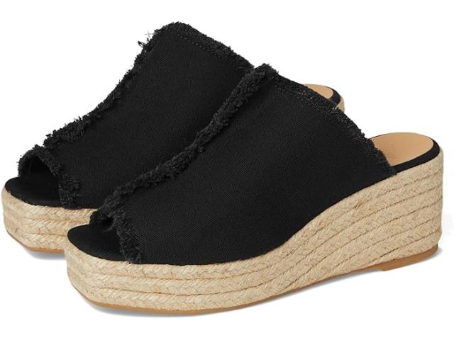 (取寄) カスタニエール レディース キャンバス ウェッジ エスパドリーユ CASTANER women Queral Canvas Wedge Espadrille Negro