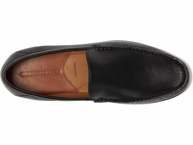 (取寄) ジョンストン&マーフィー メンズ ホーキンス ヴェニーシャン Johnston & Murphy men Hawkins Venetian Black Glove Leatherの通販は