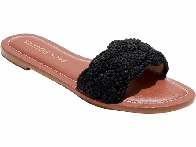 (取寄) ジャック ロジャース レディース デュモン ウーブン ロープ フラッツ サンダル Jack Rogers women Jack Rogers Dumont Woven Rope Flat Sandals Blackの通販は