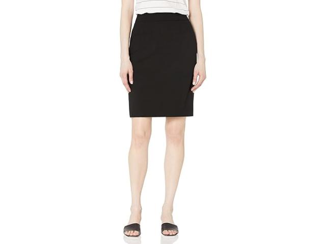 (取寄) カルバンクライン レディース ストレート フィット スーツ スカート (レギュラー アンド プラス サイズ)   women Straight Fit Suit Skirt (Regular and Plus Sizes) Black