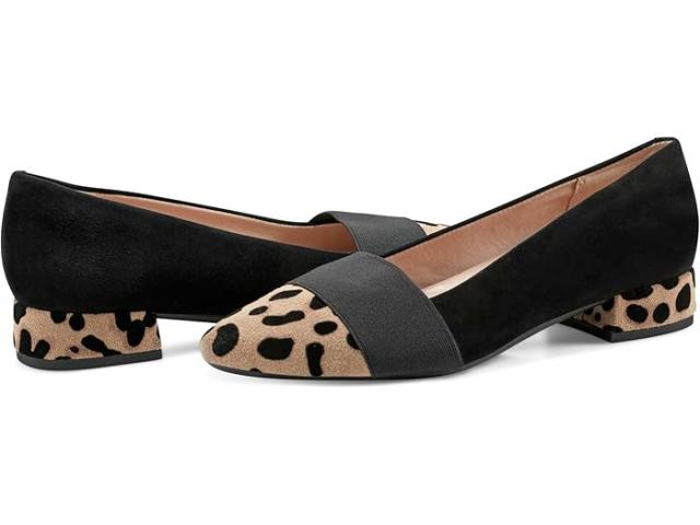 (取寄) イージースピリット レディース カスタ Easy Spirit women Casta Black/Leopard Suede