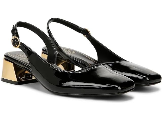 (取寄) ナチュラライザー レディース ジェイラ ロウ ヒール スリングバック ドレス シューズ Naturalizer women Naturalizer Jayla Low Heel Slingback Dress Shoes Black Faux Leatherの通販は 36,870円