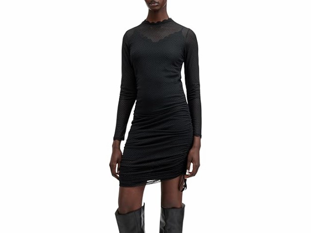 (取寄) オールセインツ レディース アダラ レース ドレス AllSaints women AllSaints Adara Lace Dress Blackの通販は