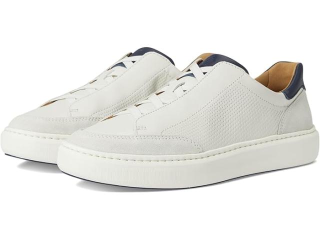 (取寄) ジョンストン&マーフィー メンズ アンダース ストレッチ レース-トゥ-トゥ Johnston & Murphy men Anders Stretch Lace-to-toe White Full Grain/Suede